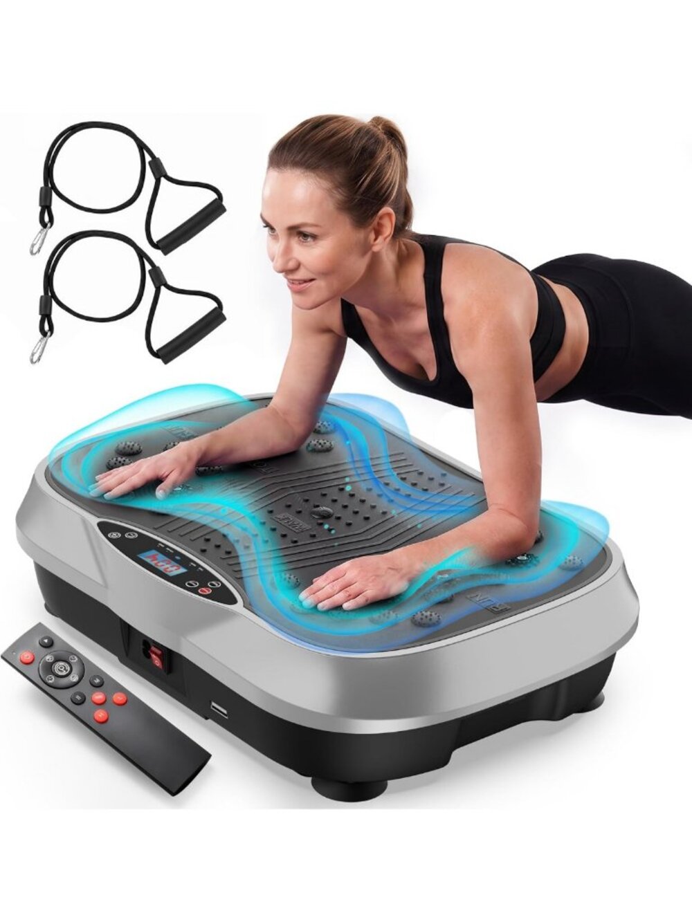 Whole Body Vibration Plate Machine for Lymphatic Drainage & Fitness Workout